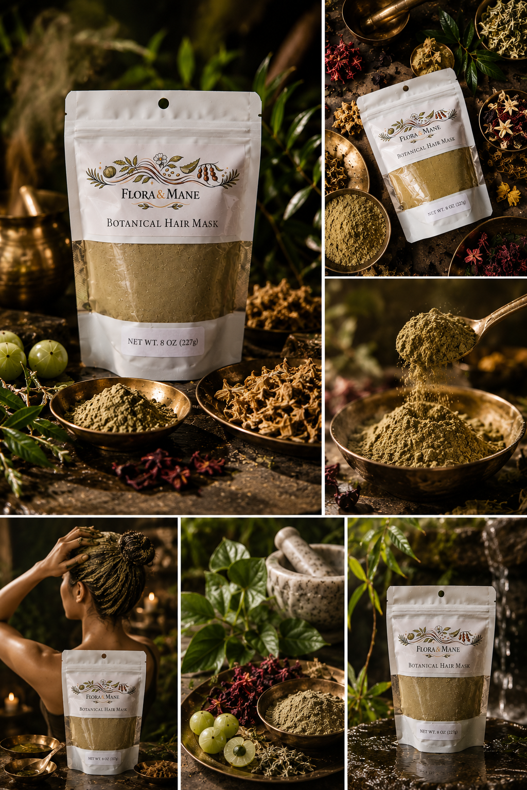 8 Oz Botanical Hair Mask Blend